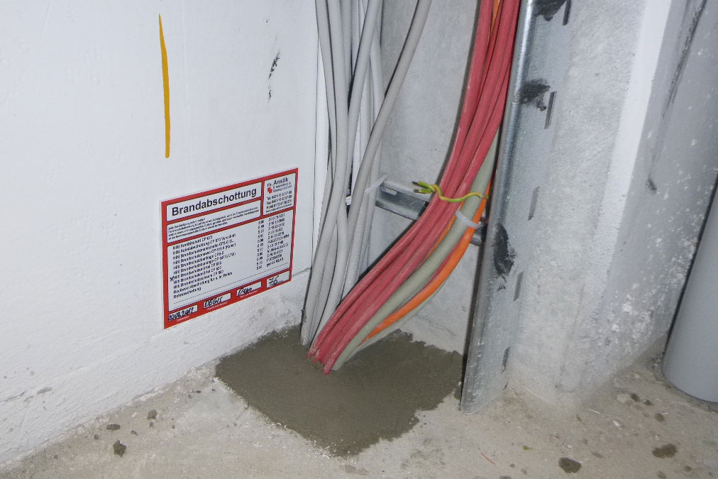 Abschottungen - Anslik, baulicher Brandschutz